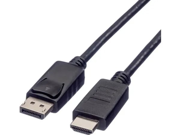 ROLINE 11.04.5781, 2 m, DisplayPort, Hankjønn, Hankjønn, Rett, Rett