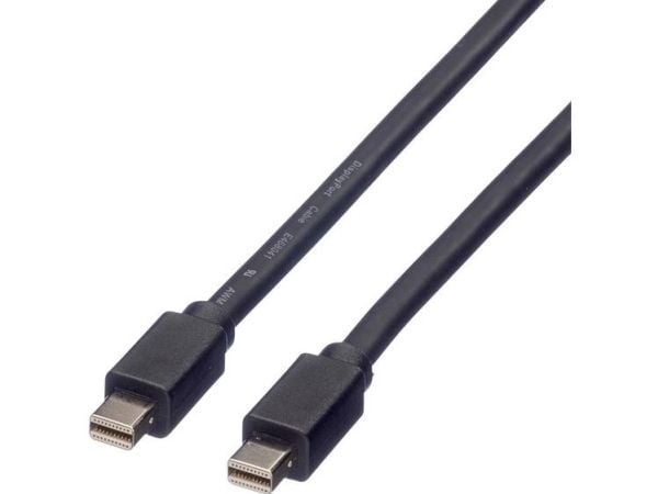 ROLINE DisplayPort Cable, Mini DP - Mini DP, M/M 3 m, 3 m, Mini DisplayPort, Mini DisplayPort, Hankjønn, Hankjønn, 2560 x 1600 piksler