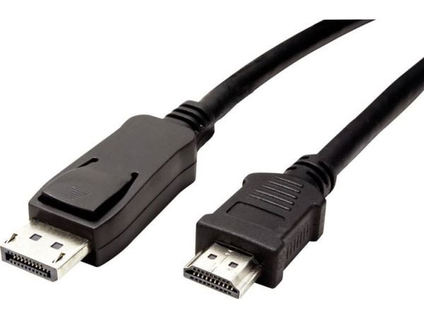 Value 11.99.5781, 2 m, DisplayPort, Hankjønn, Hankjønn, Rett, Rett