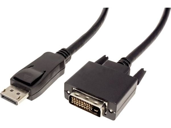 Value 11.99.5619, 1,5 m, DisplayPort, DVI, Hankjønn, Hankjønn, Rett