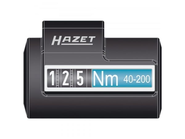 HAZET 5121-2CLT, Momentnyckel med klick, Nm, Mekanisk, 1/2", 12,5 mm, 20 - 120 Nm