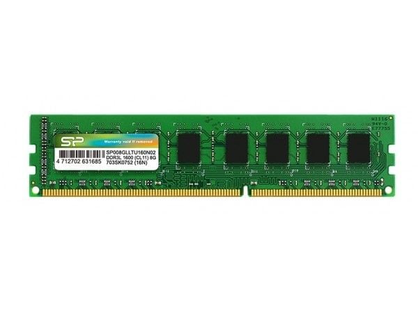 SILICON POWER - DDR3L - modul - 8 GB - DIMM 240-pin - 1600 MT/s / PC3L-12800 - CL11 - 1.35 V - ikke-bufret - ikke-ECC
