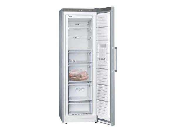 Siemens iQ300 GS36NVIEP - Frys - upprätt - bredd: 60 cm - djup: 65 cm - höjd: 186 cm - 242 liter - Klass E - inox-easyclean