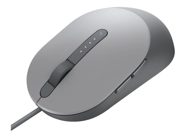 Dell MS3220 - Mus - laser - 5 knapper - kablet - USB 2.0 - titangrå - med 3 years NBD Advance Exchange
