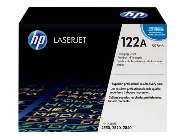 HP 122A - Farve (syaani, magenta, gul, lajittelu) - alkuperäinen - tromlekit - Color LaserJet 2550L, 2550Ln, 2550n, 2820, 2830, 2840 - värilaserJet...