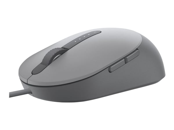 Dell MS3220 - Mus - laser - 5 knappar - kabelansluten - USB 2.0 - Titan gray - med 3 years NBD Advance Exchange