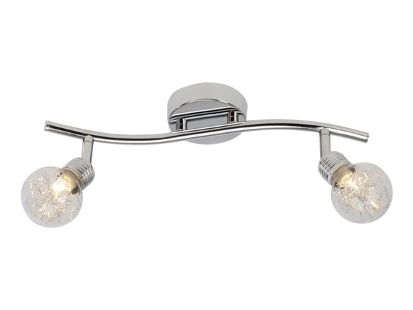 Brilliant Essentials Bulb - Takspotlight - 2 holdere - G9 - krom