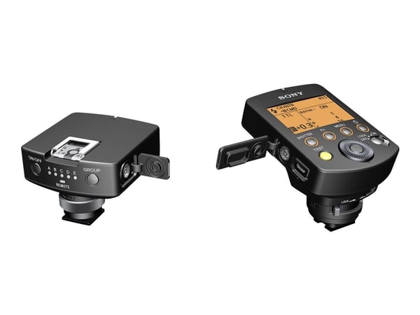 Sony FA-WRC1M Langaton radiokomentaja - Trådløs TTL-blitz-ohjain - Sony FA-WRR1; HVL-F20M, F43M, F60M; a VLOGCAM ZV-E10L; a1 ILCE-1; a7s III:een