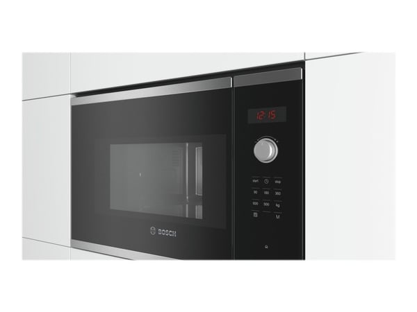 Bosch Serie | 4 BFL553MS0 - Mikrovågsugn - inbyggd - 25 liter - 900 W - rostfritt stål