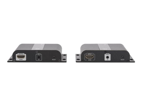 DIGITUS Professional DS-55122 4K HDMI Extender via CAT / IP (Set) - Video/ljud/infraröd förlängare - HDMI - upp till 120 m