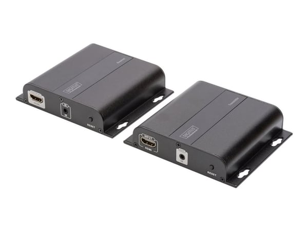 DIGITUS Professional DS-55122 4K HDMI Extender via CAT / IP (Set) - Video/lyd/infrarød-utvider - HDMI - opp til 120 m