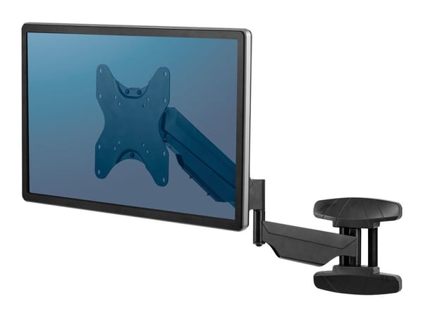 Fellowes - Brakett - justerbar arm - for Skjerm - svart - skjermstørrelse: inntil 42" - veggmonterbar