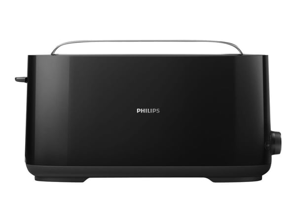 Philips HD2590/90 Grid Bread Daily Black, 1 spor ekstra lang knappoppvarmingsstativ (HD2590/90)