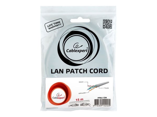 Cablexpert - Koblingskabel - RJ-45 (hann) til RJ-45 (hann) - UTP - CAT 6 - formstøpt, flertrådet - grå