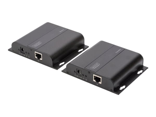 DIGITUS Professional DS-55122 4K HDMI Extender via CAT / IP (Set) - Video/lyd/infrarød-utvider - HDMI - opp til 120 m