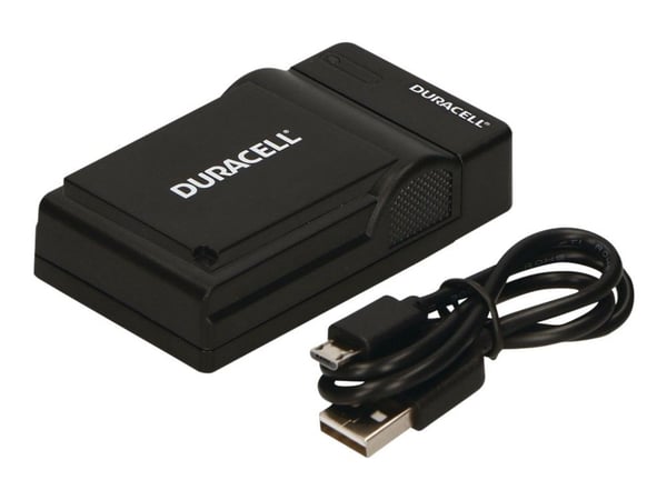 Duracell - USB-batterilader - 1 x batterier lader - svart - for Fujifilm NP W126