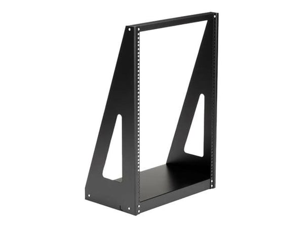 Startech 16U Open Frame Network Rack - 19" 2 Post Free Standing Desktop Rack for Computer, AV, Media, IT Equipment for Server Room (2POSTRACK16) - ...