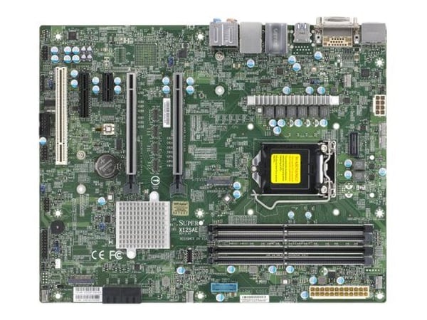 SUPERMICRO X12SAE - Hovedkort - ATX - LGA1200-sokkel - W480 Chipset - USB-C Gen2, USB 3.2 Gen 1, USB 3.2 Gen 2 - Gigabit LAN, 2.5 Gigabit LAN - inn...
