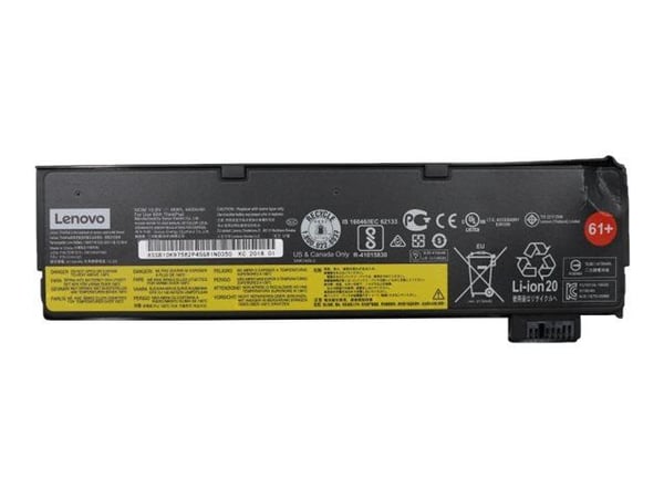 Sanyo - Batteri til bærbar PC - litiumion - 6-cellers - 4400 mAh - 48 Wh - FRU, (CRU) - Tier 1 - for ThinkPad P52s 20LB, 20LC; T470 20HD; T480 20L5...