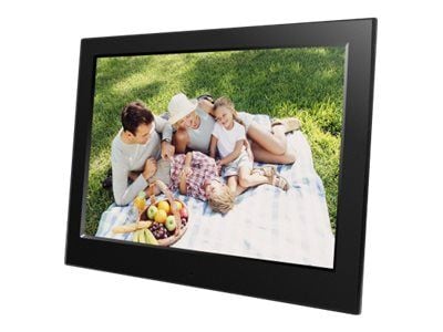 Braun DigiFrame 10 Slim - Digital fotoramme - 10.1" - 1024 x 600 - 1080p - svart
