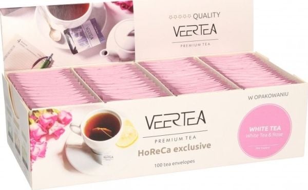 VEERTEA PREMIUM 100 konvolutter HVIT TE BE YOUNG 2g