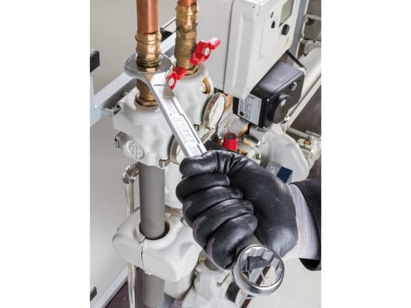 HAZET 600NA/10, 1/4,1", Kobber, Krom, Matte, 15°, Tyskland