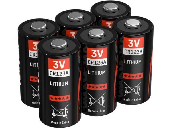 Ansmann 5020011-02, Engangsbatteri, CR123A, Lithium, 3 V, 6 stykker, Bronse