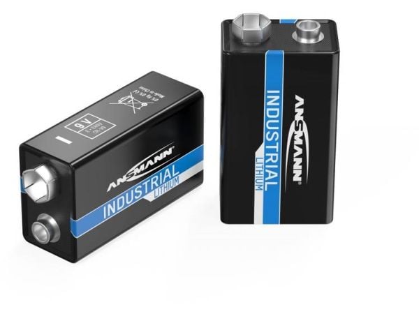 Ansmann 1505-0002, Single-use battery, Lithium, 9 V, 5 stykker, Svart, -40 - 60 °C