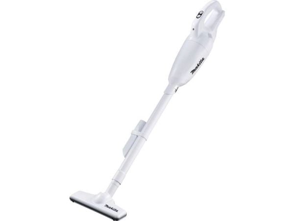 Makita CXT CL108FDSAW - Støvsuger - pinne/håndholdt (2-i-1) - uten pose - uten kabel - hvit - 1 batteri, inkludert lader