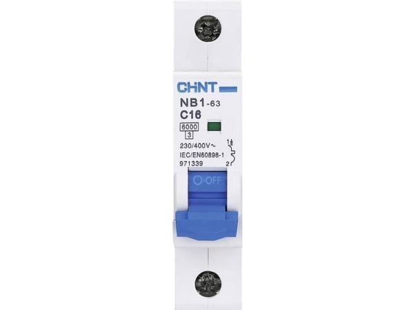 Chint 179612 NB1L Ledningssikkerhedsafbryder 1-kertainen 63 A
