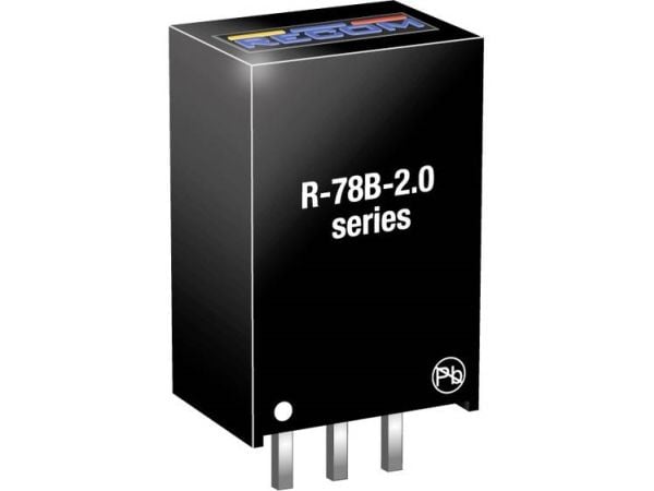 RECOM R-78B5.0-2.0 DC/DC-muunnin, tulostus 2000 mA Lähtöjen lukumäärä: 1 x