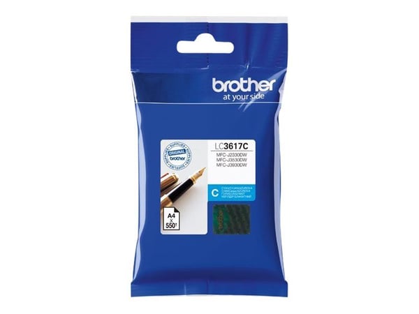 Brother LC3617C - Cyan - original - blekkpatron - for Brother MFC-J2330DW, MFC-J3530DW, MFC-J3930DW