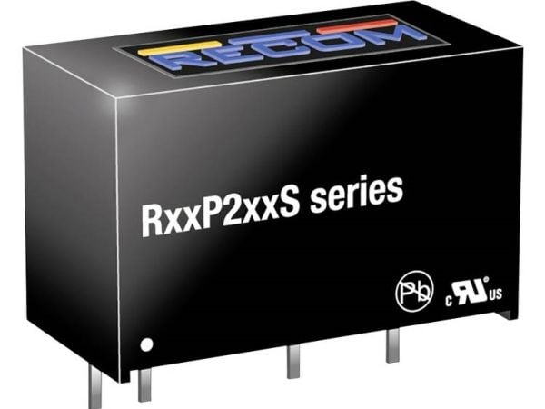 RECOM R05P205S DC/DC-muunnin, tulostus 400 mA 2 W Lähtöjen määrä: 1 x
