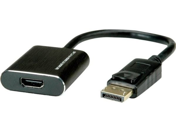 ROLINE 12.03.3164, 0,15 m, DisplayPort, HDMI-tyyppi A (vakio), Uros, Naaras, Suora