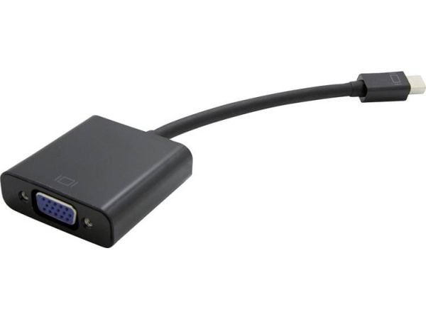 Value 12.99.3125, 150 m, VGA (D-Sub), Mini DisplayPort, Hankjønn, Hunkjønn, Sort