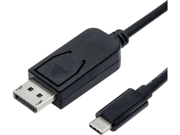 Value 11.99.5845, 1 m, USB Type-C, DisplayPort, Uros, Uros, Suora