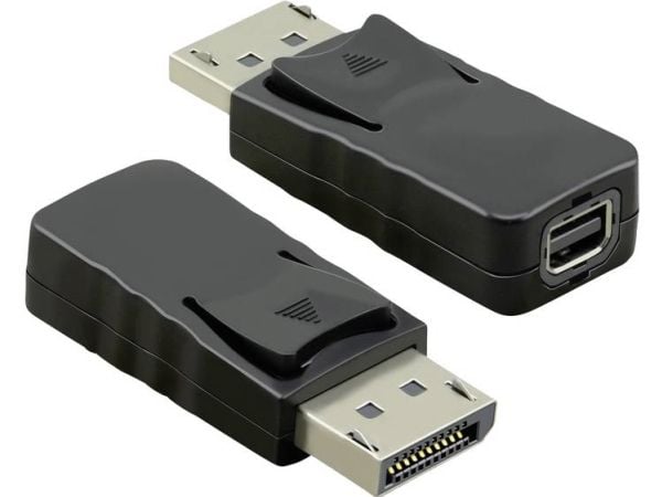 Value 12.99.3160, DisplayPort, Mini DisplayPort, Musta