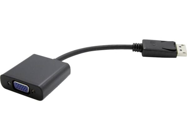Value 12.99.3135, 150 m, VGA (D-Sub), DisplayPort, Uros, Naaras, Musta
