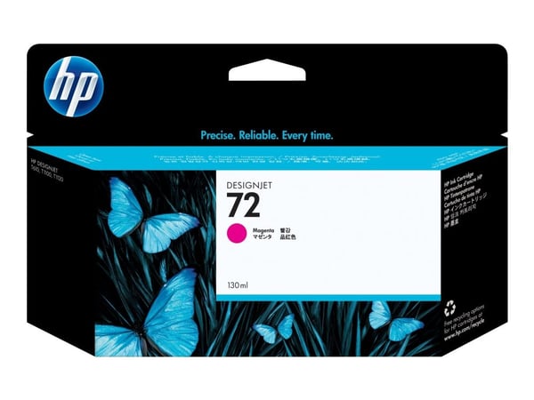 HP 72 - 130 ml - magenta - original - DesignJet - blekkpatron - for DesignJet HD Pro MFP, SD Pro MFP, T1100, T1120, T1200, T1300, T1708, T2300, T79...