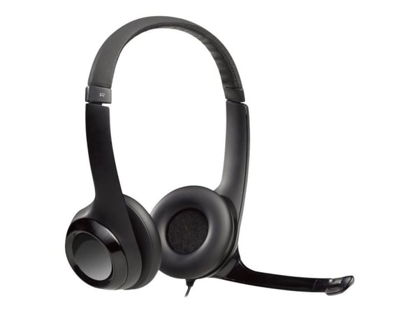 Logitech H390 - Kuulokkeet - korvalla - kaapeli - USB - Musta