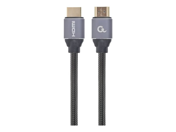Cablexpert Premium series - High Speed - HDMI-kaapeli Ethernetillä - HDMI-uros HDMI-uros - 5 m - 4K-tuki, tukee 21:9-elokuvasuhdetta elokuvateatter...