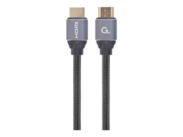 Gembird CCBP-HDMI-2M, 2 m, HDMI-tyyppi A (vakio), HDMI-tyyppi A (vakio), 18 Gbit/s, Äänen paluukanava (ARC), Musta
