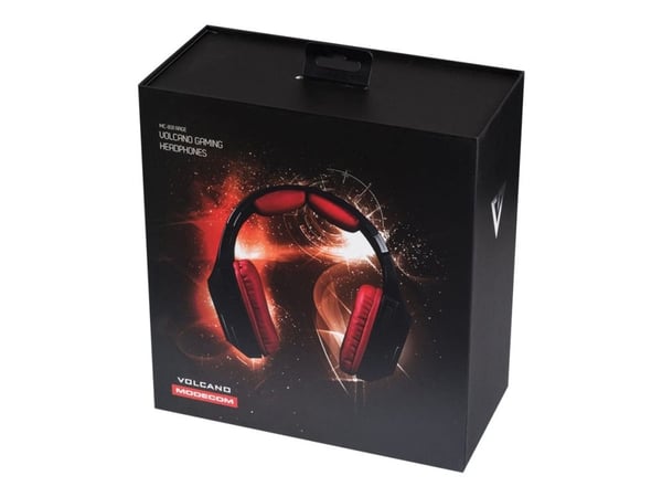 MODECOM VOLCANO MC-831 Rage - Hodesett - full størrelse - kablet - rød