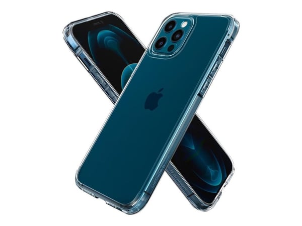 Spigen Ultra Hybrid, Suojus, Apple, iPhone 12 / iPhone 12 Pro, 15,5 cm (6.1"), Läpinäkyvä