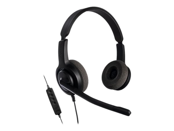 Axtel Voice UC28 duo NC - For Unified Communications - hodesett - on-ear - kablet - USB - lydisolerende