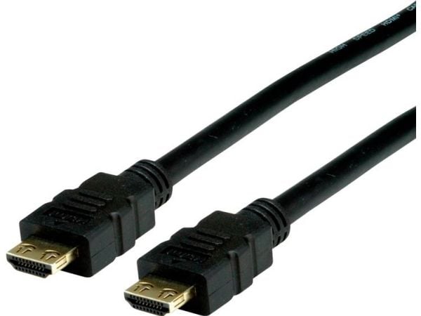 Value 11.99.5695, 7,5 m, HDMI-tyyppi A (vakio), HDMI-tyyppi A (vakio), 3D, Äänen paluukanava (ARC), Musta