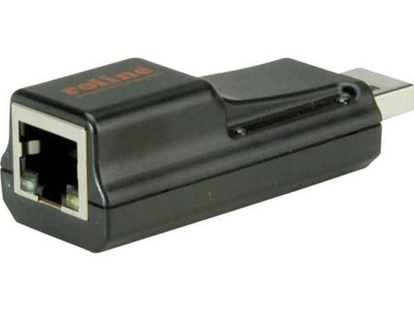 ROLINE USB 3.0 to Gigabit Ethernet Converter, Koblet med ledninger (ikke trådløs), USB, Ethernet, 1000 Mbit/s