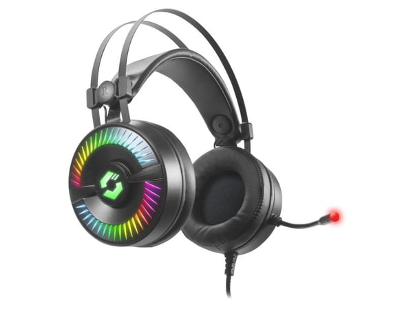 SPEEDLINK QUYRE - Gaming - hodesett - 7,1-kanals - full størrelse - kablet - USB - svart