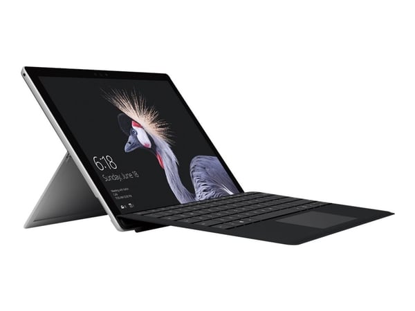 Microsoft Surface Go Type Cover - Tastatur - med styrepute, akselerometer - bakbelysning - Storbritannia - svart - kommersiell - for Surface Go, Go 2