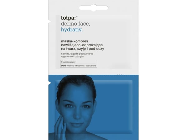 Tolpa hydrativ maske-kompress fuktgivende for ansikt, hals og dékolletè (2 x 6 ml)